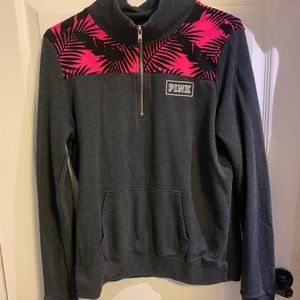 victoria’s Secret pink half zip sweatshirt🥰